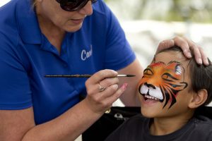 Tiger Face Painting Banner