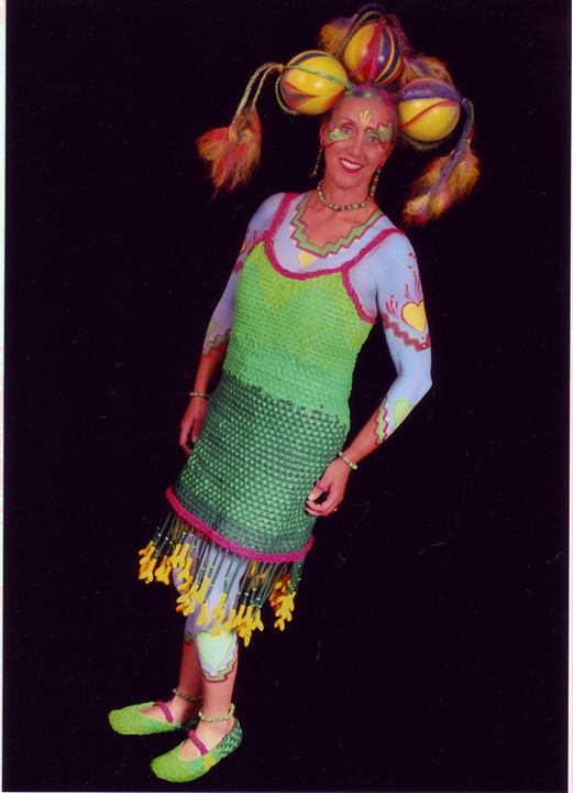 I made this balloon dress and shoes many years ago with the help of…